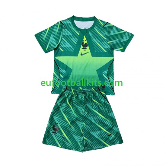 France Goalkeeper Third Football Shirts World Cup 2026 Kids LS