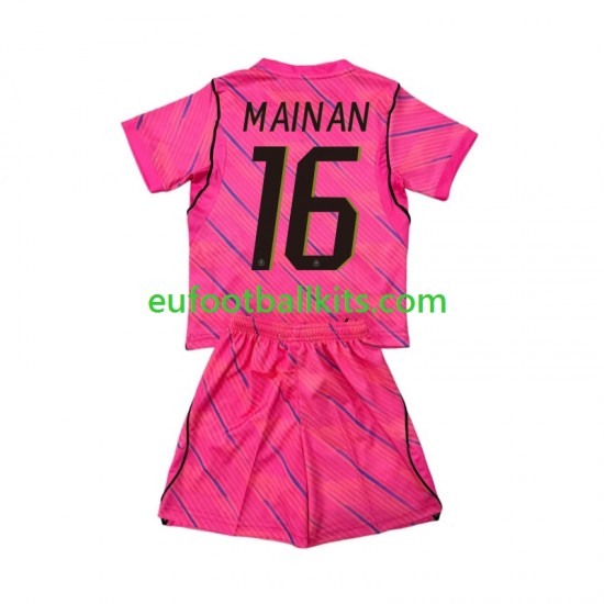 France Goalkeeper Mike Maignan 16 Away Football Shirts World Cup 2026 Kids LS