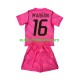 France Goalkeeper Mike Maignan 16 Away Football Shirts World Cup 2026 Kids LS