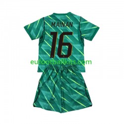 France Goalkeeper Mike Maignan 16 Third Football Shirts World Cup 2026 Kids LS