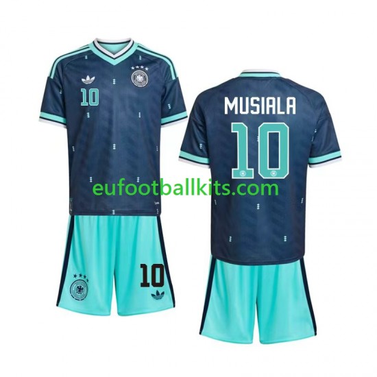 Germany Jamal Musiala 10 Away Football Shirts World Cup 2026 Kids LS