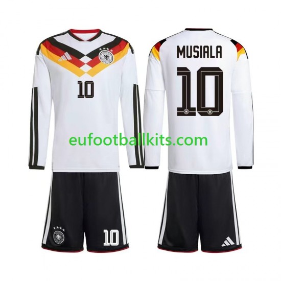 Germany Jamal Musiala 10 Home Football Shirts World Cup 2026 Kids SS