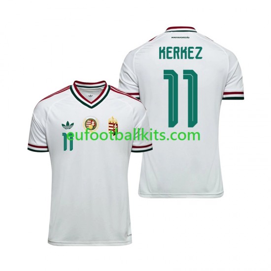 Hungary Milos Kerkez 11 Away Football Shirts World Cup 2026 Men LS