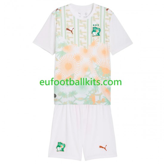 Ivory Coast Away Football Shirts World Cup 2026 Kids LS