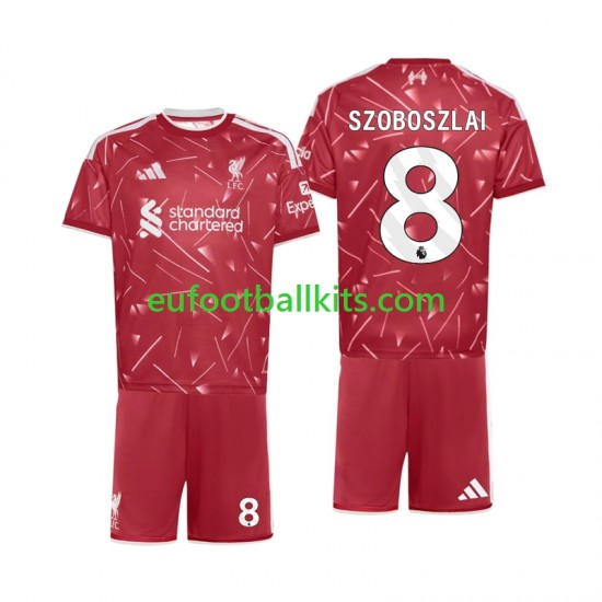 Liverpool Dominik Szoboszlai 8 Home Football Shirts 2026-2027 Kids LS