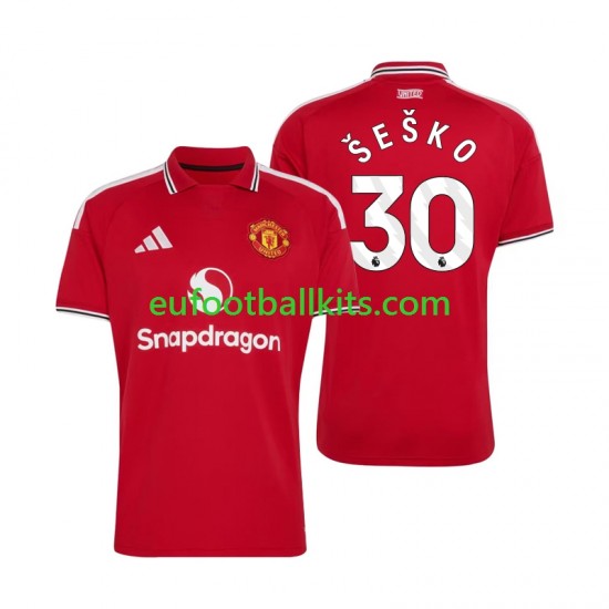 Manchester United Benjamin Sesko 30 Home Football Shirts 2026-2027 Men LS