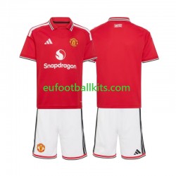 Manchester United Home Football Shirts 2026-2027 Kids LS