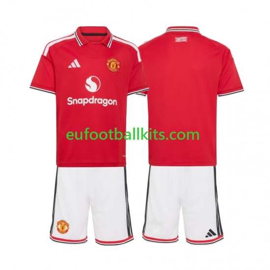 Manchester United Home Football Shirts 2026-2027 Kids LS