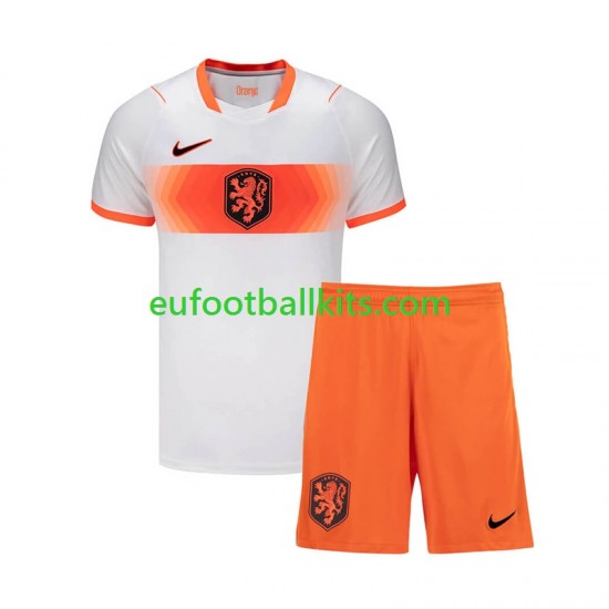 Netherlands Away Football Shirts World Cup 2026 Kids LS