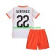 Netherlands Denzel Dumfries 22 Away Football Shirts World Cup 2026 Kids LS