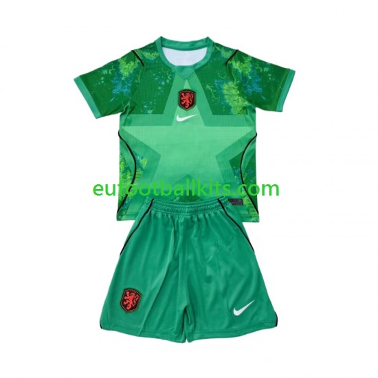 Netherlands Goalkeeper Third Football Shirts World Cup 2026 Kids LS