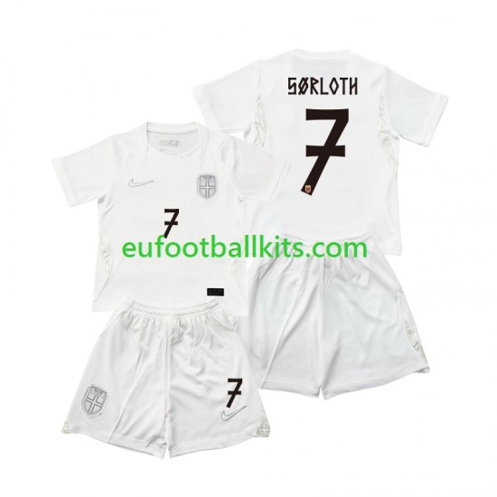 Norway Alexander Sorloth 7 Third Football Shirts World Cup 2026 Kids LS