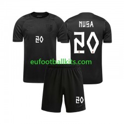 Norway Antonio Nusa 20 Away Football Shirts World Cup 2026 Kids LS