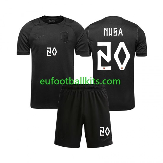 Norway Antonio Nusa 20 Away Football Shirts World Cup 2026 Kids LS
