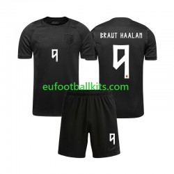 Norway Braut Haaland 9 Away Football Shirts World Cup 2026 Kids LS