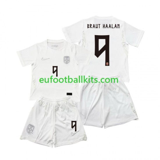Norway Braut Haaland 9 Third Football Shirts World Cup 2026 Kids LS