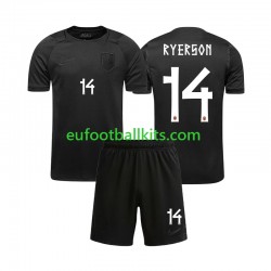 Norway Julian Ryerson 14 Away Football Shirts World Cup 2026 Kids LS