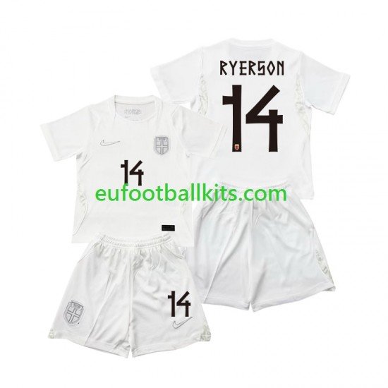 Norway Julian Ryerson 14 Third Football Shirts World Cup 2026 Kids LS
