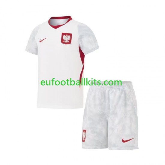 Poland Home Football Shirts World Cup 2026 Kids LS