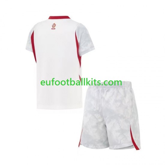 Poland Home Football Shirts World Cup 2026 Kids LS