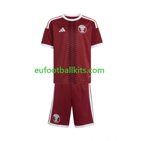 Qatar Home Football Shirts 2026 Kids LS