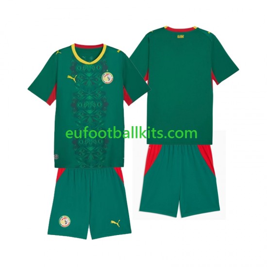 Senegal Away Football Shirts 2026 2027 Kids LS