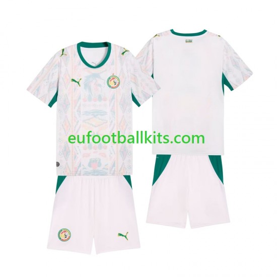 Senegal Home Football Shirts 2026 2027 Kids LS