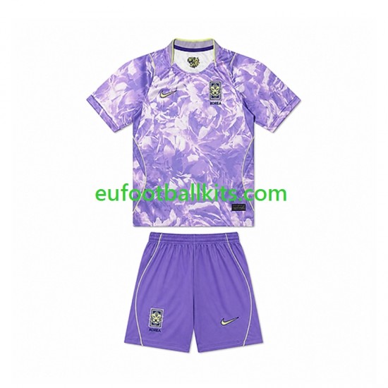 South Korea Away Football Shirts World Cup 2026 Kids LS