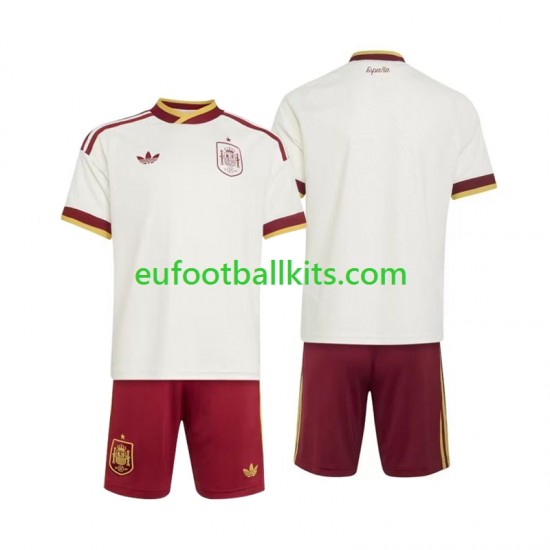 Spain Away Football Shirts World Cup 2026 Kids LS