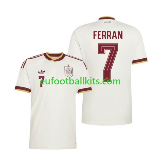 Spain Ferran Torres 7 Away Football Shirts World Cup 2026 Men LS