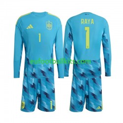 Spain Goalkeeper David Raya 1 Home Football Shirts World Cup 2026 Kids SS