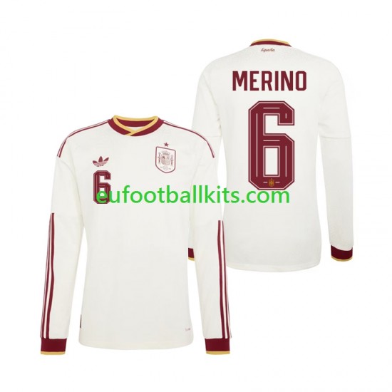 Spain Mikel Merino 6 Away Football Shirts World Cup 2026 Men SS