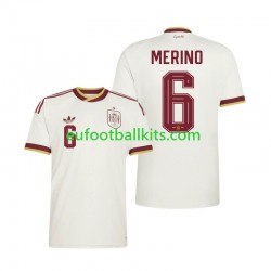 Spain Mikel Merino 6 Away Football Shirts World Cup 2026 Men LS