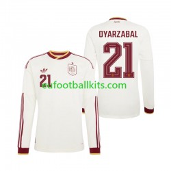 Spain Mikel Oyarzabal 21 Away Football Shirts World Cup 2026 Men SS