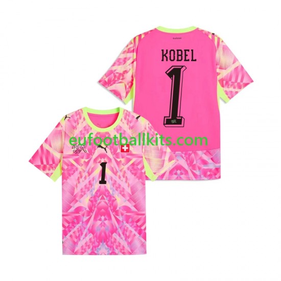 Switzerland Goalkeeper Gregor Kobel 1 Away Football Shirts World Cup 2026 Men LS