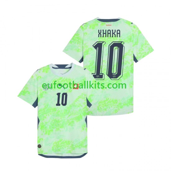 Switzerland Granit Xhaka 10 Away Football Shirts World Cup 2026 Men LS