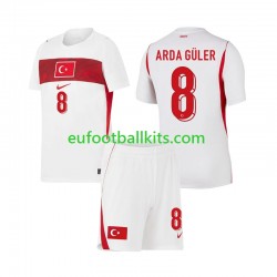 Turkey Arda Guler 8 Away Football Shirts World Cup 2026 Kids LS