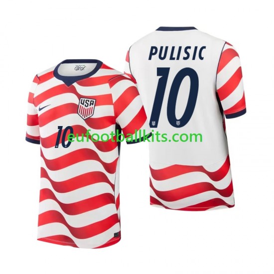 USA Christian Pulisic 10 Home Football Shirts World Cup 2026 Men LS