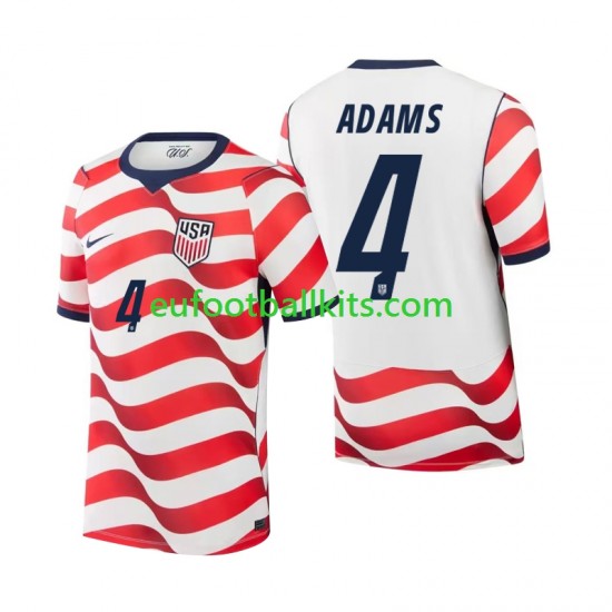 USA Tyler Adams 4 Home Football Shirts World Cup 2026 Men LS