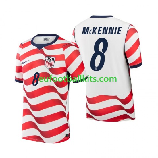 USA Weston McKennie 8 Home Football Shirts World Cup 2026 Men LS
