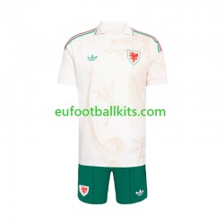 Wales Away Football Shirts World Cup 2026 Kids LS