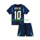 Brazil Vinicius Junior 10 Away Football Shirts World Cup 2026 Kids LS