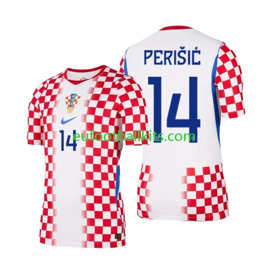 Croatia Ivan Perisic 14 Home Football Shirts World Cup 2026 Men LS