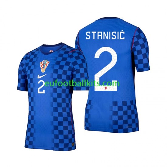 Croatia Josip Stanisic 2 Away Football Shirts World Cup 2026 Men LS