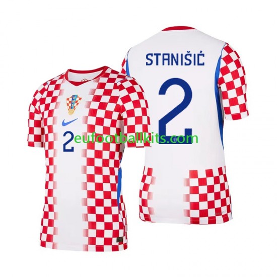Croatia Josip Stanisic 2 Home Football Shirts World Cup 2026 Men LS