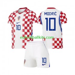 Croatia Luka Modric 10 Home Football Shirts World Cup 2026 Kids LS