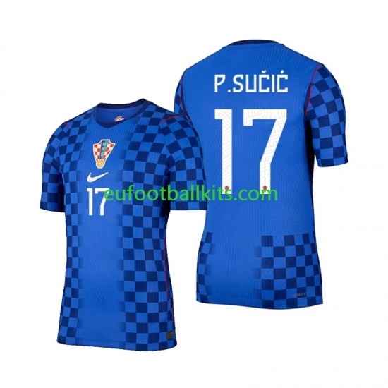 Croatia Petar Sucic 17 Away Football Shirts World Cup 2026 Men LS