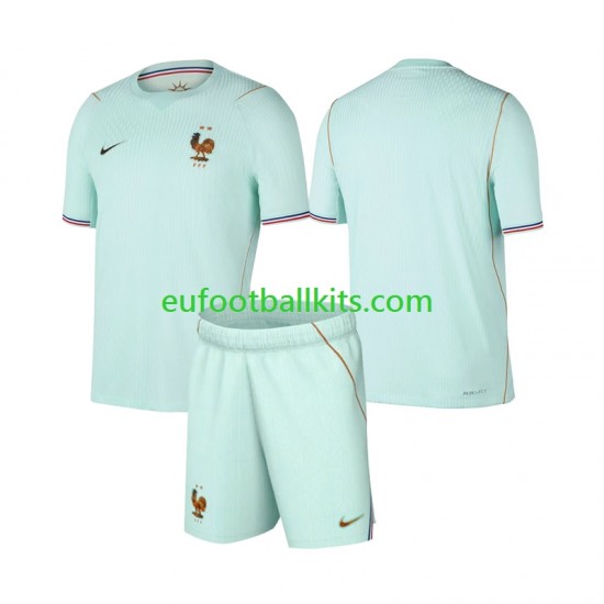 France Away Football Shirts World Cup 2026 Kids LS