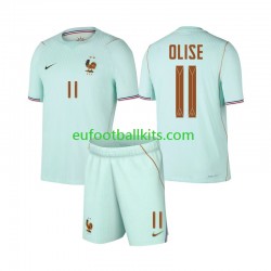 France Michael Olise 11 Away Football Shirts World Cup 2026 Kids LS