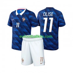 France Michael Olise 11 Home Football Shirts World Cup 2026 Kids LS